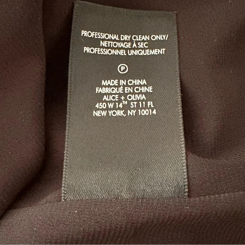 Alice + Olivia Bertha Women’s Mixed Print Long Sleeve Minidress XS - Picture 9 of 9